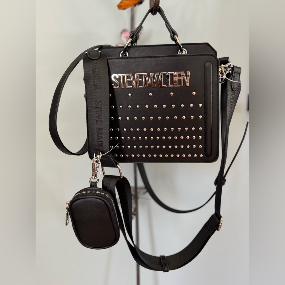 Black Crosbody Studded bag